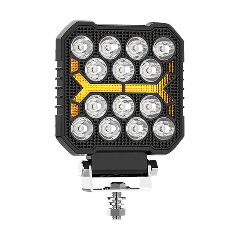 4 Inch Square Mixed Luminous Angel Eye Car Work Light(X6)