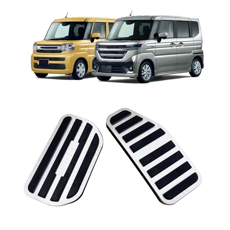 For Suzuki 2023 Spacia MK54S MK94S Right-hand Drive Accelerator Pedal Sticker(Brushed Silver)