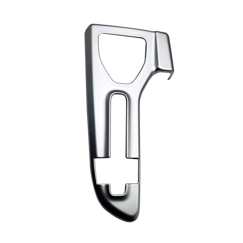 For 2023 Toyota Crown Center Control Gear Decorative Bright Frame, Size: Left-hand Drive(Silver)