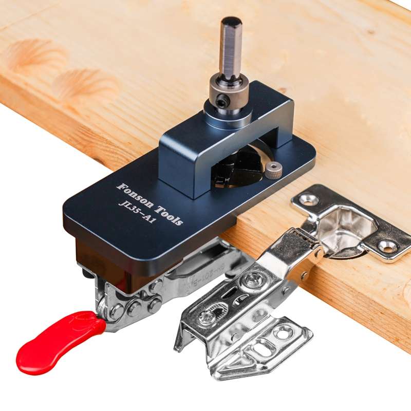 Fonson 35MM Hole Spacing Woodworking Cabinet Door Hinge Hole Opener(JL35-A1)