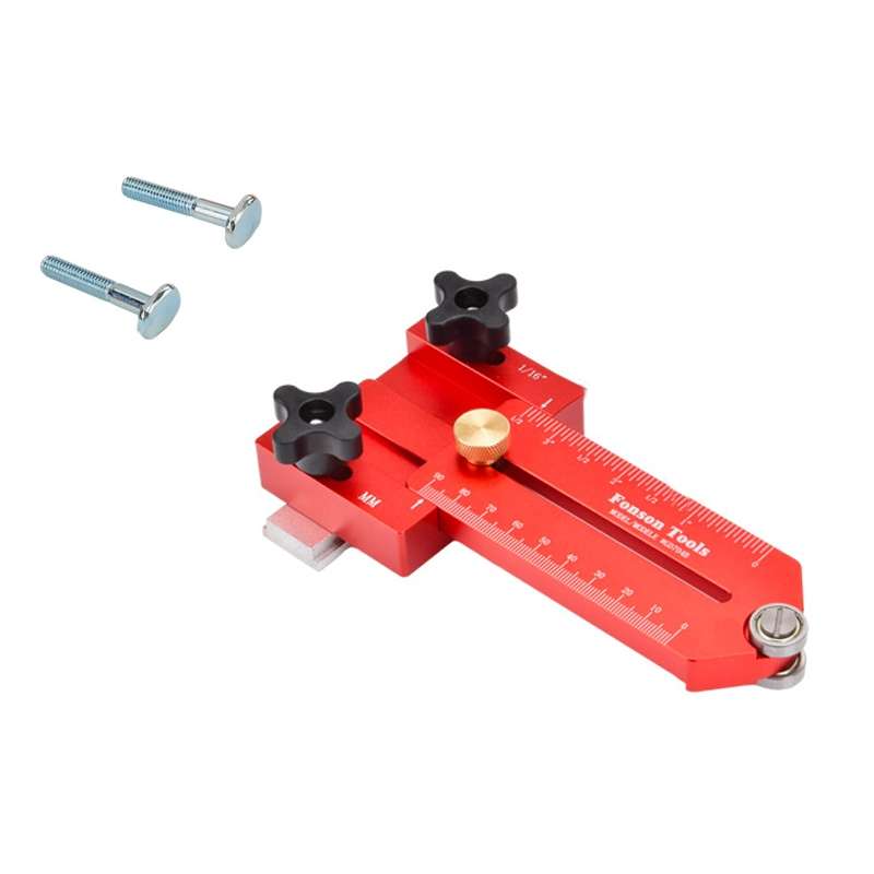 Fonson Woodworking Roller Table Saw Thin Cutting Board Guide Stopper, Model: GD704B