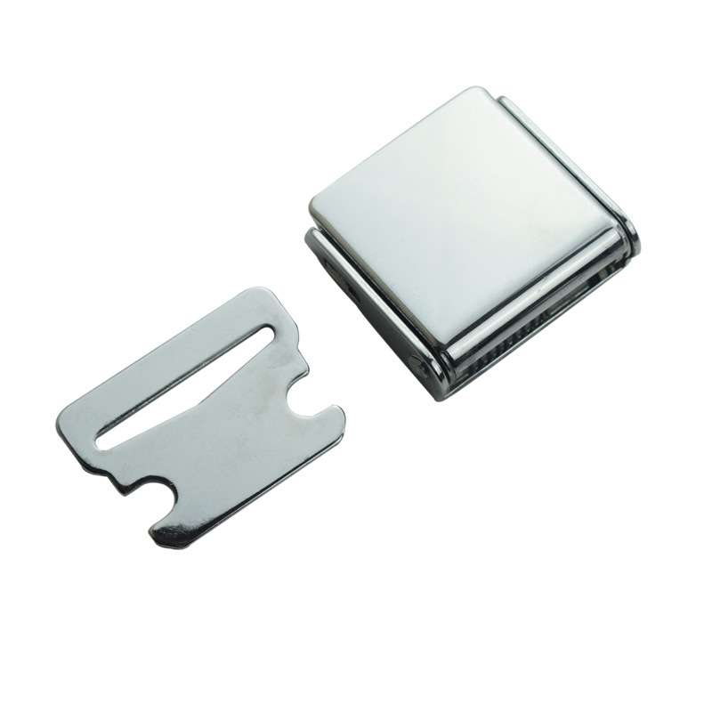 All-metal Aircraft Buckle Safety Belt Accessories(Square)