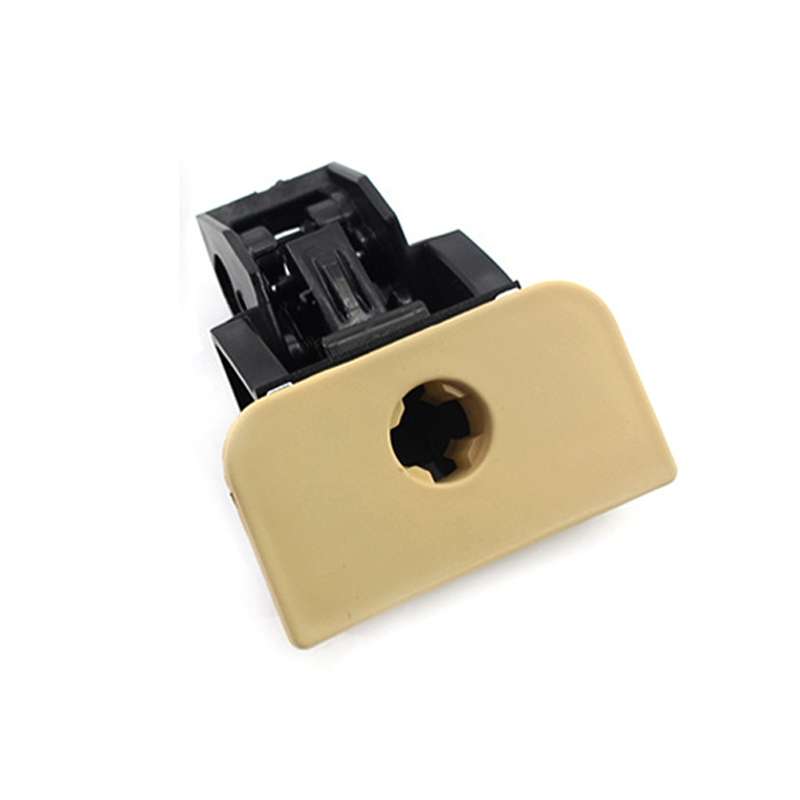 For 2002-2009 Volkswagen Polo OE 6Q0857131D Glove Box Lid Handle, Color: Beige With Hole