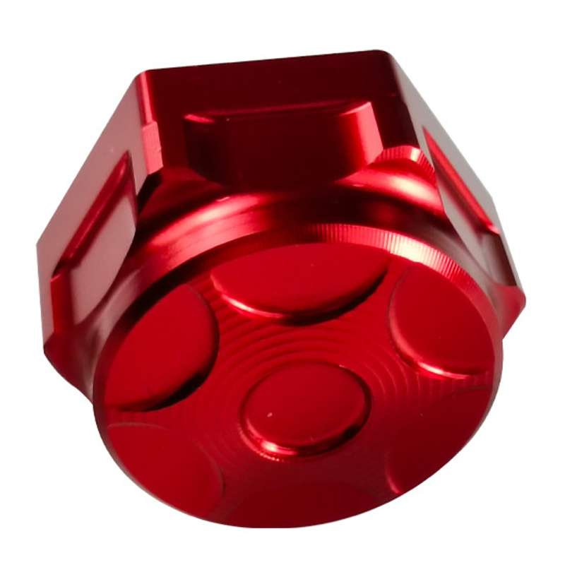 Motorcycle Light Bee Uplink Screws Uplink Modification Screws Decorative Cover(Red)