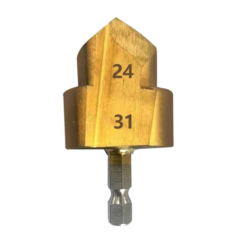 Hexagonal Shank PPR Step Drill Bits Leak Repairing And Connecting Tools, Model: #32