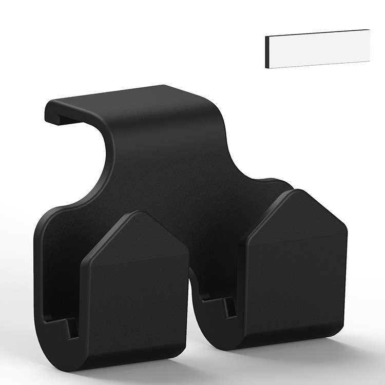 2pcs Car Front Armrest Box Storage Hook For Toyota Corolla Camry Avalon RAV4(Black)