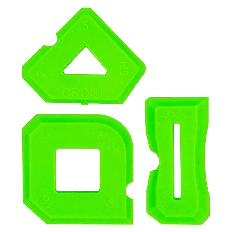 2sets Multifunctional Glue Scraper Silicone Seam Scraper(Green)