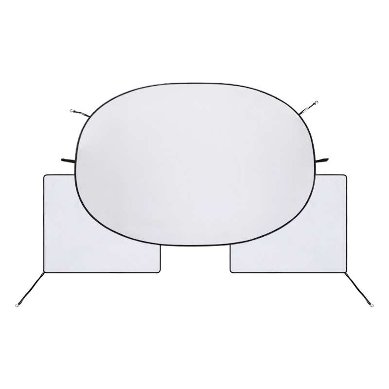 Car Sunshade Front Cover Sunscreen Heat Shield(Silver Vinyl)