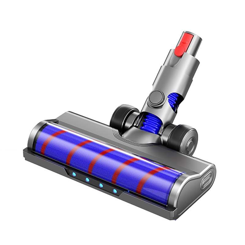 For Dyson V10 Slim V12 Slim Vacuum Cleaner Soft Velvet Floor Brush Head with LED Lighting Independe