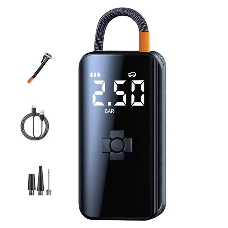 Car Inflatable Pump Portable Mini Car Tire High Power High Pressure Inflatable Pump, Specification: