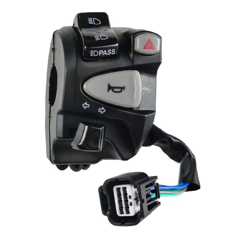 For Honda Click150i Left Handlebar Turn Signal Motorcycle Switch Accessories(Black)
