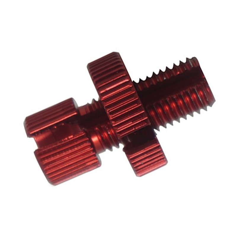 Motorcycle Electric Vehicle Front And Rear Pump Brakes Adjustment Screw(Red)