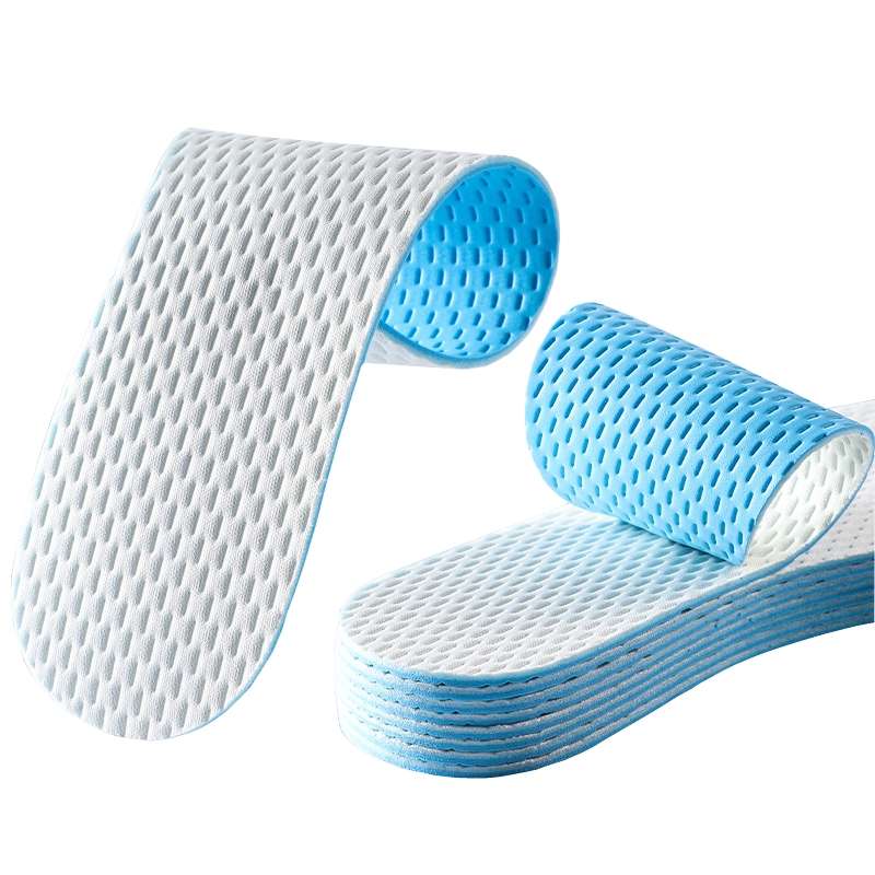 1pair Summer Thin Anti-Odor Sweat Insole Unisex Breathable Soft Shoes Insoles, Size: 43-44(Beig
