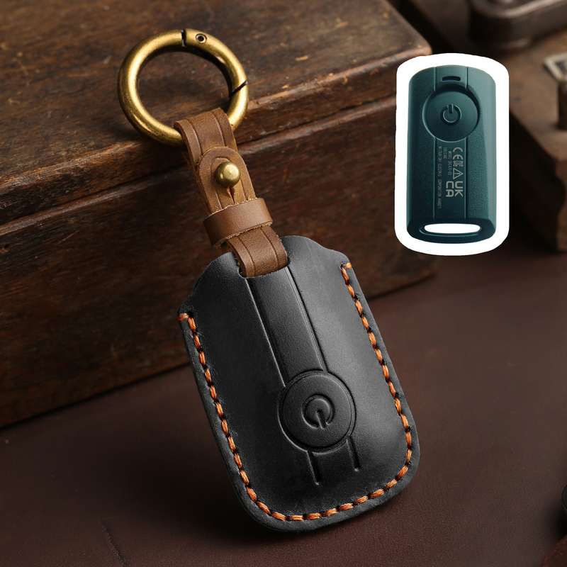 For YAMAHA NMAX155/XMAX300/Aerox/Jauns Hallmo Motorcycle Key Cover, Color: 1 Key Black Hollowed