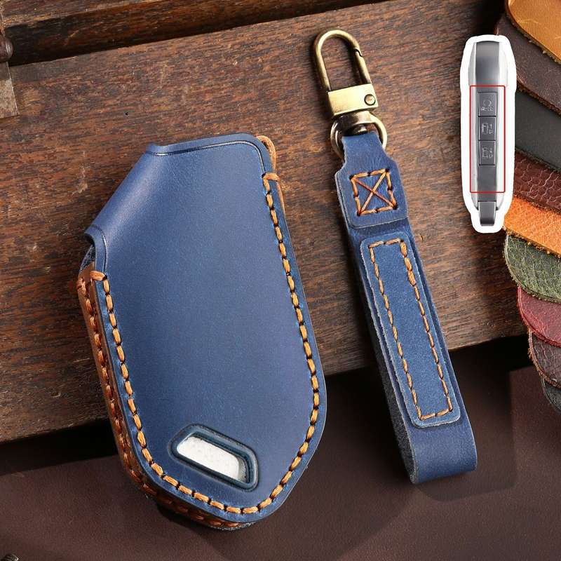 For Kia 2024 Hallmo Car Key Protective Cover, Color: 7 Keys Blue