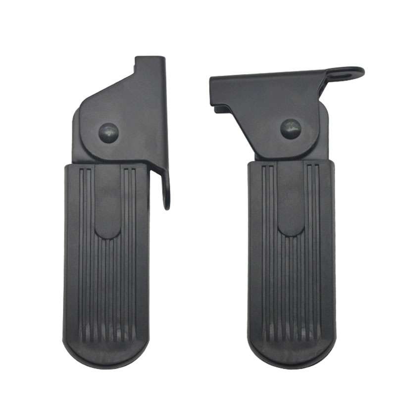 Electric Vehicle Folding Front Footrest Electric Moped Front Pedal, Model: 5cm Iron