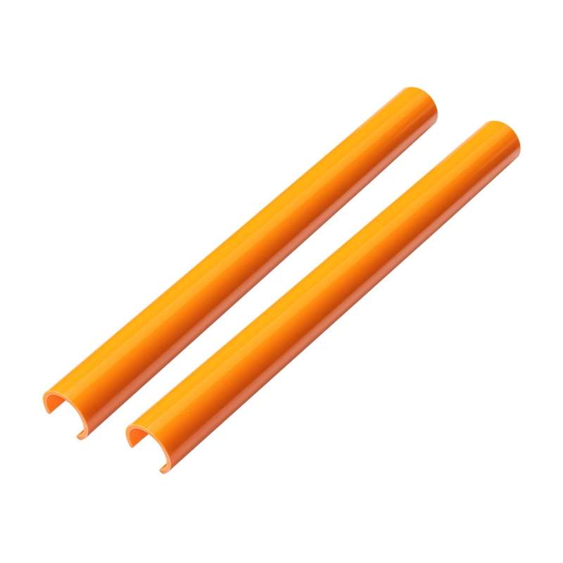 For BMW Bumper Color Change Silicone Decorative Strip, Color: Orange A