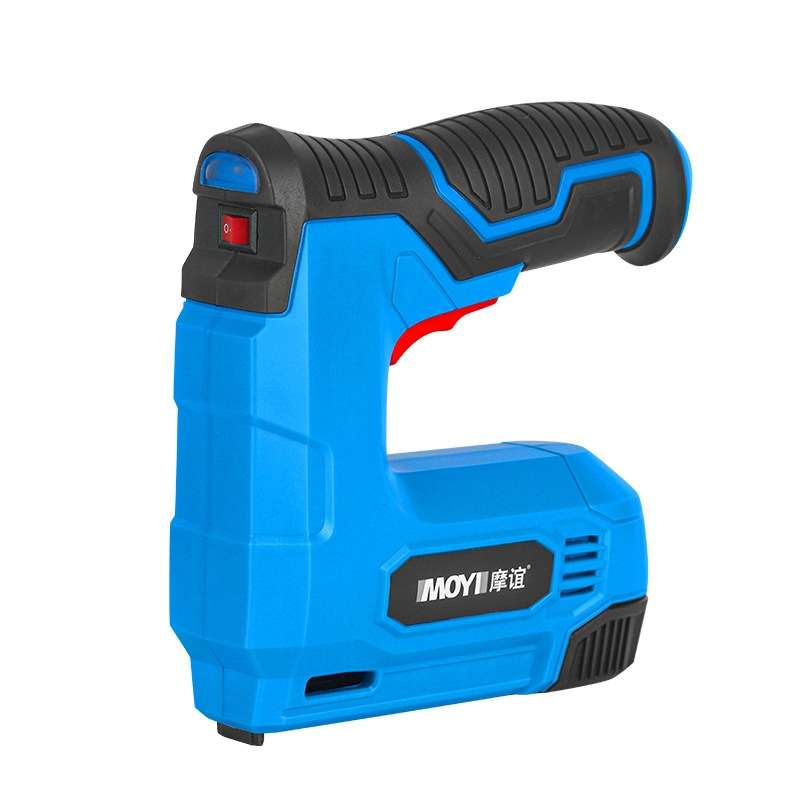 MOYI Home Portable Wireless Electric Nail Woodworking Tools(Blue)