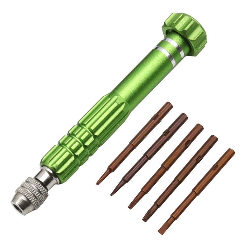 5 In 1 Aluminum Alloy Screwdriver Cell Phone Disassembly And Repair Tools