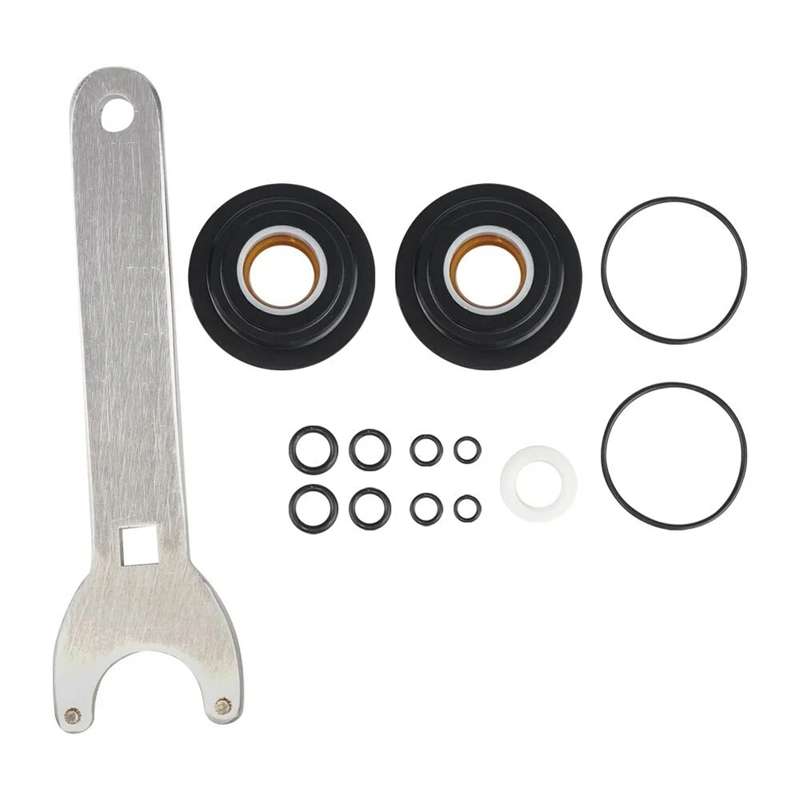 For Seastar HS5157 Boat Front Mount Hydraulic Steering Cylinder Seal Kits Wrench Tool(Orange Inner R