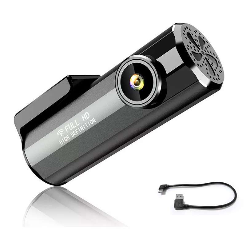 WIFI Mobile Phone 2K Ultra-Clear 360-Degree Rotating Driving Recorder, Version: USB Short Line(No TF