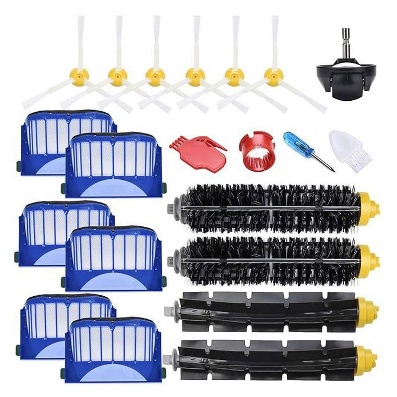 For iRobot Roomba 600 Series Vacuum Cleaner Replacement Parts 17pcs /Set
