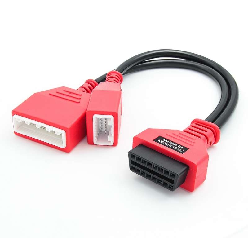 16+32 PIN OBD Gateway Adapter For Nissan(Red)