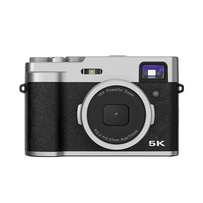 DC203 5K/30FPS 2.8-Inch Screen 16X Front And Rear Dual-Camera HD Digital Camera