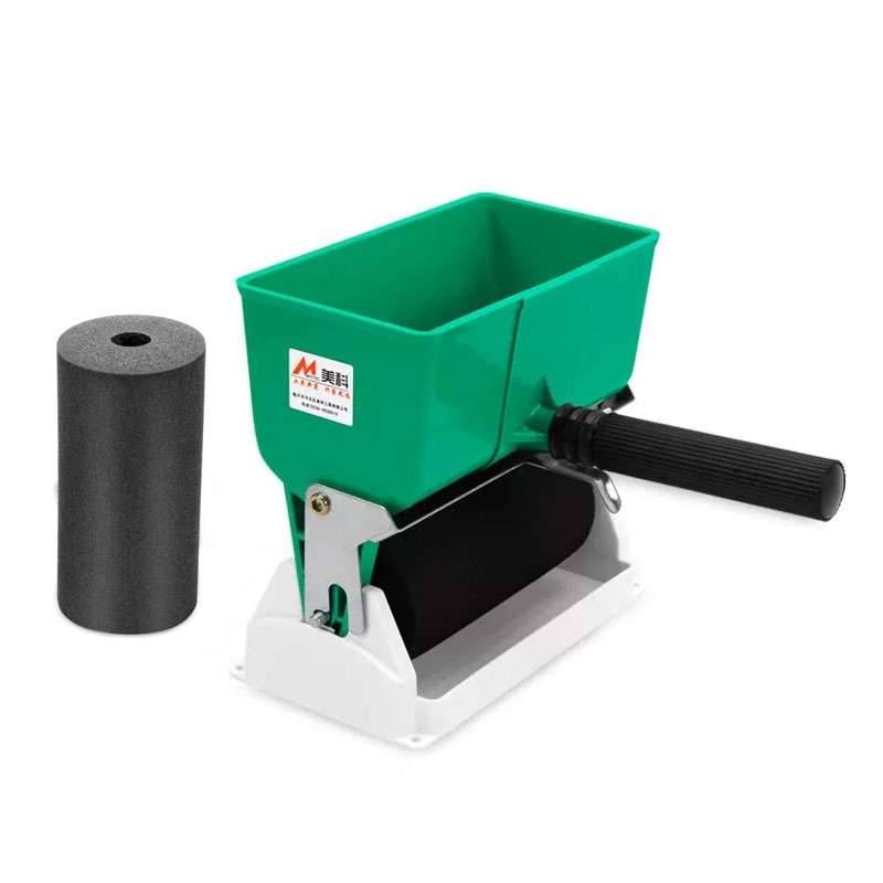 MYTEC Manual Glue Applicator Roller Type Gluer Small Manual Gluing Machine, Style: 6 inch Adjustable