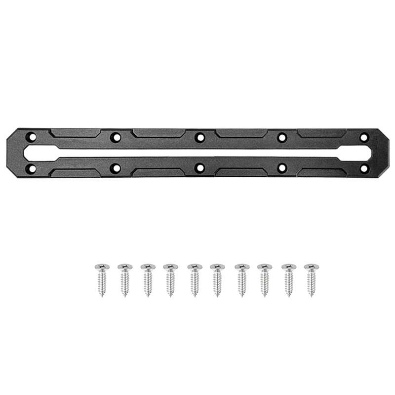 Canoe Paddle Fishing Rod Holder Rail Bracket Kayak Accessories, Specification: 12 Inch Rail