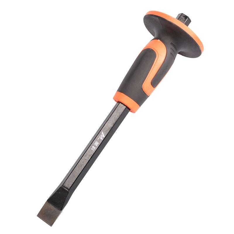 MYTEC Upgraded Flat 290mm Forged Hexagonal Rod Chisel Big Top Cap Industrial Grade Forged Steel Chis
