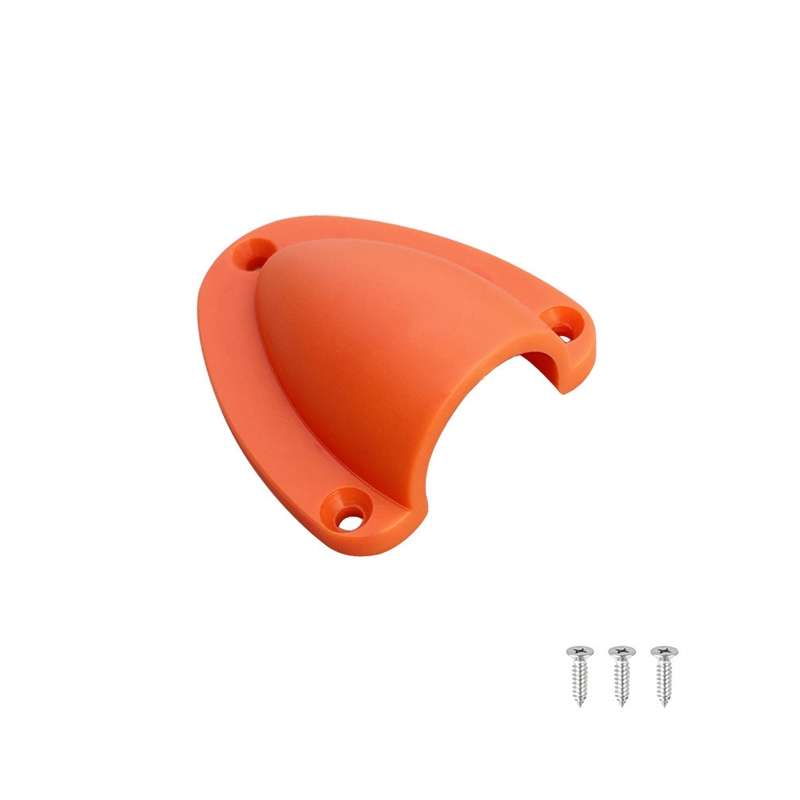 Marine Plastic Air Outlet Vents Water Outlet Cover Caps, Color: Small Orange