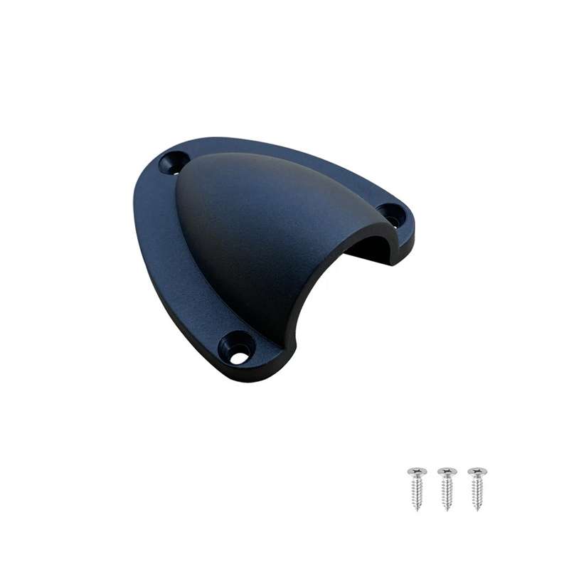 Marine Plastic Air Outlet Vents Water Outlet Cover Caps, Color: Small Black