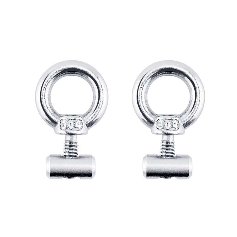 RV Sunshade 304 Stainless Steel Slide Rail Ring, Specifications: 2pcs M4 Ring + Cylinder