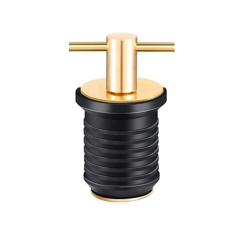 Marine Motorboat Deck Cross Drain Plug Screw, Size: Copper For 32mm