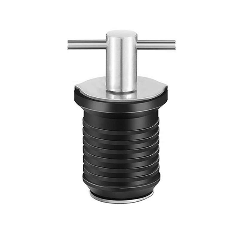 Marine Motorboat Deck Cross Drain Plug Screw, Size: Stainless Steel For 25mm