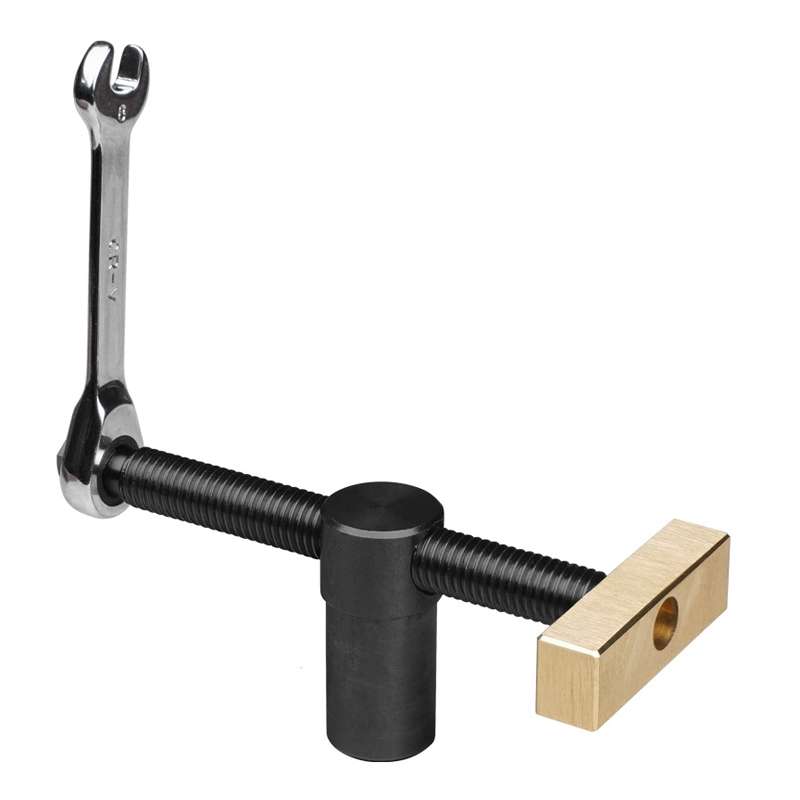 Woodworking Adjustable Desktop Vise Dowel Fast Fixed Clip Clamp Ratchet, Style: 20mm Black