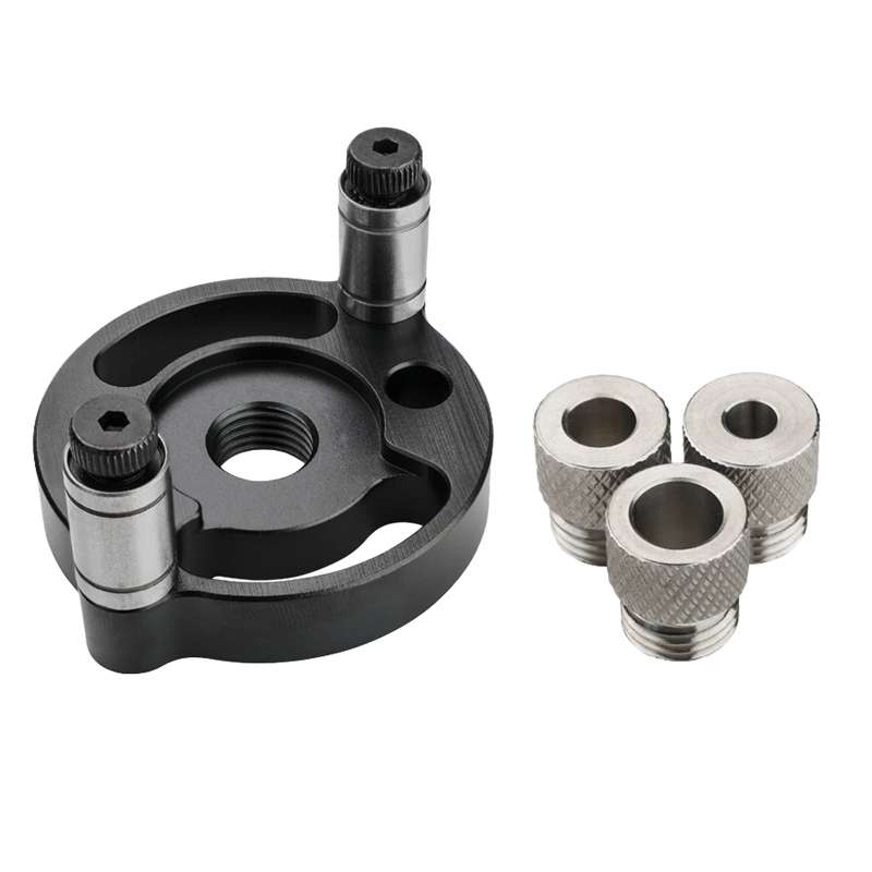 Woodworking Drill Locator Self Centering Dowelling Jig Hole Puncher Locator, Model: With 6/8/10mm Dr