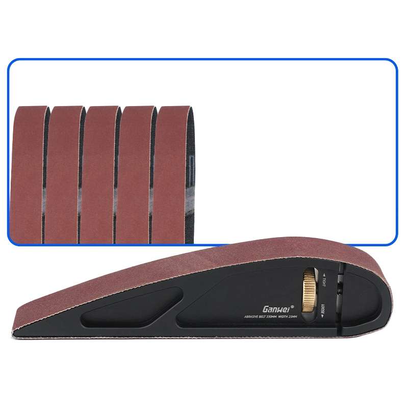Ganwei Sandpaper Holder Adjustable Manual Curve Grinding Polishing Belt Sander Sandboard Woodworking