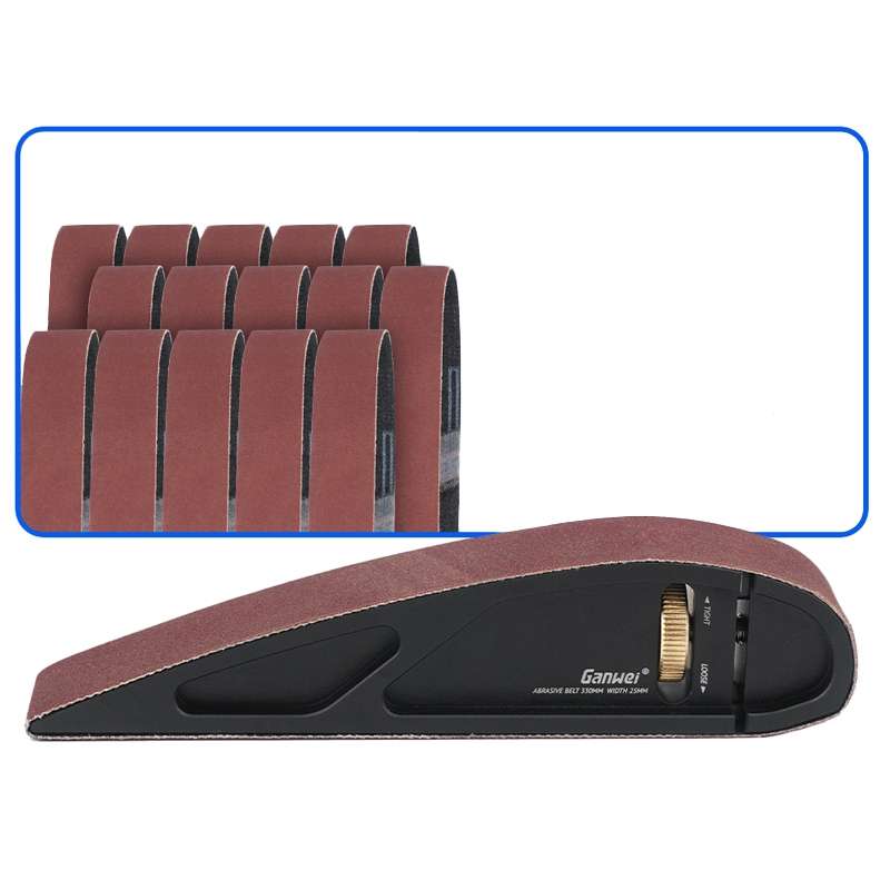 Ganwei Sandpaper Holder Adjustable Manual Curve Grinding Polishing Belt Sander Sandboard Woodworking