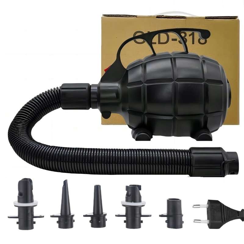 Electric Air Pump Household Inflatable Pump 600W High Power Electric Inflator, Plug: EU Plug