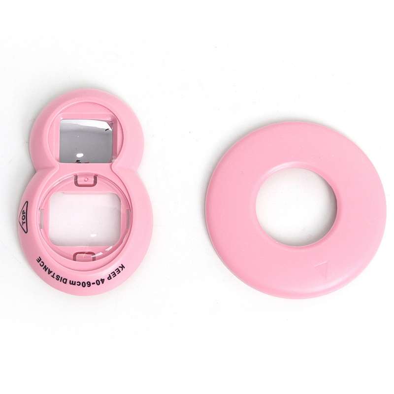 For Fujifilm instax Mini 7+/SE Selfie Filter Auxiliary Ring Set(Gray White)
