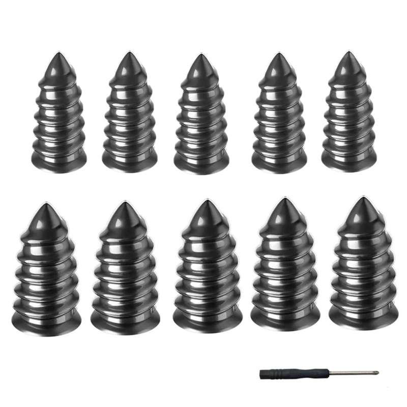 Electric Motorcycle Vacuum Tire Repair Nails, Set: 10pcs Small + 10pcs Large+ Screwdriver