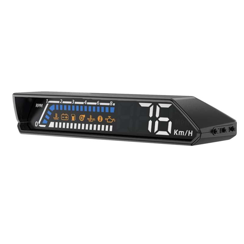 Head-up Display OBD Multi-function Vehicle Instrument Oil Temperature Gearbox Monitoring Screen(S100
