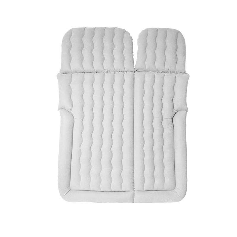 Inflatable Mattress For Car Travel SUV Rear Seat/Trunk, Color: Gray