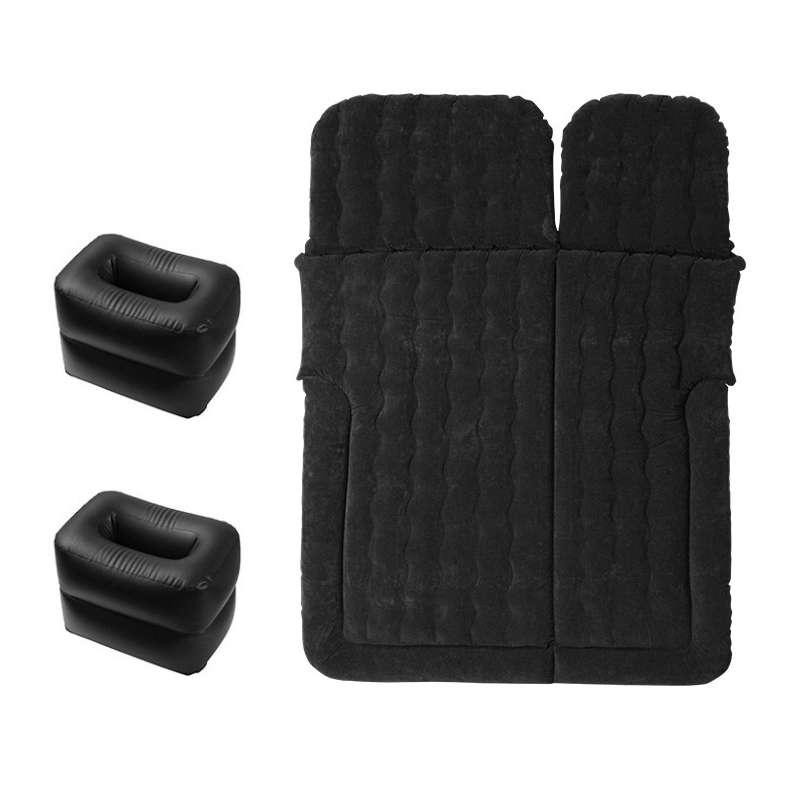 Inflatable Mattress For Car Travel SUV Rear Seat/Trunk, Color: Black Dual-purpose Square Pier