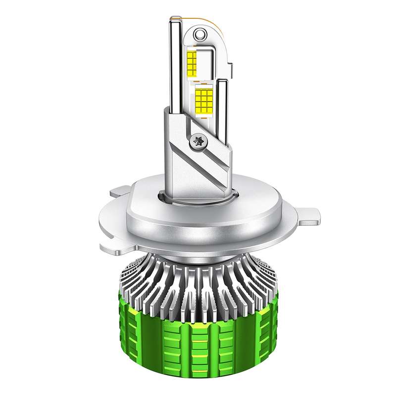 Pair 100W LED Double Copper Tube Aluminum Alloy Waterproof Car Headlight, Bulb: H4