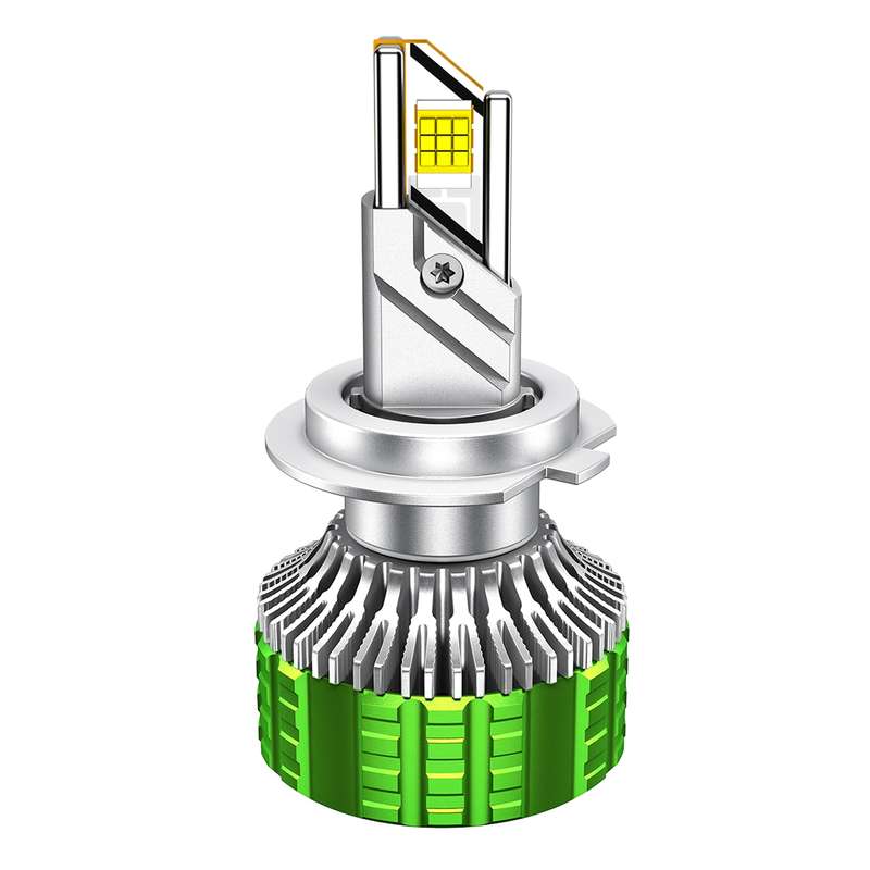 Pair 100W LED Double Copper Tube Aluminum Alloy Waterproof Car Headlight, Bulb: H7