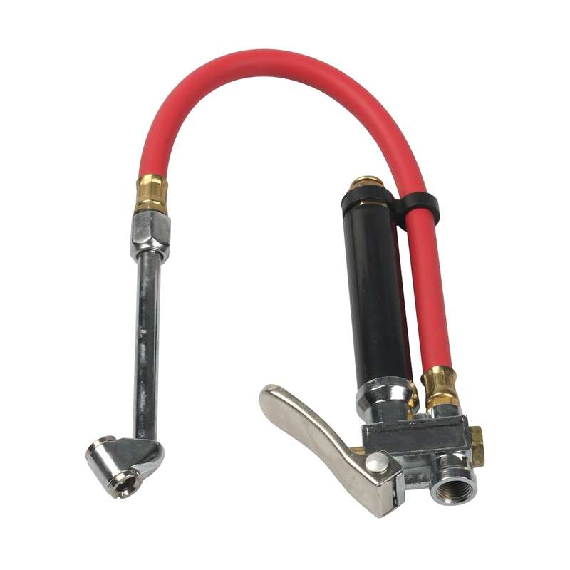 Hand-Held Inflatable Tire Pressure Rod For Car Motorcycle Tires(Red)