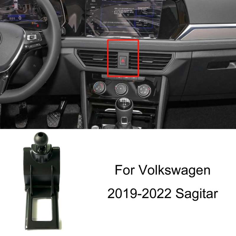 For Volkswagen Car Air Outlet Modified Mobile Phone Holder Base, Model: 19-22 Sagitar